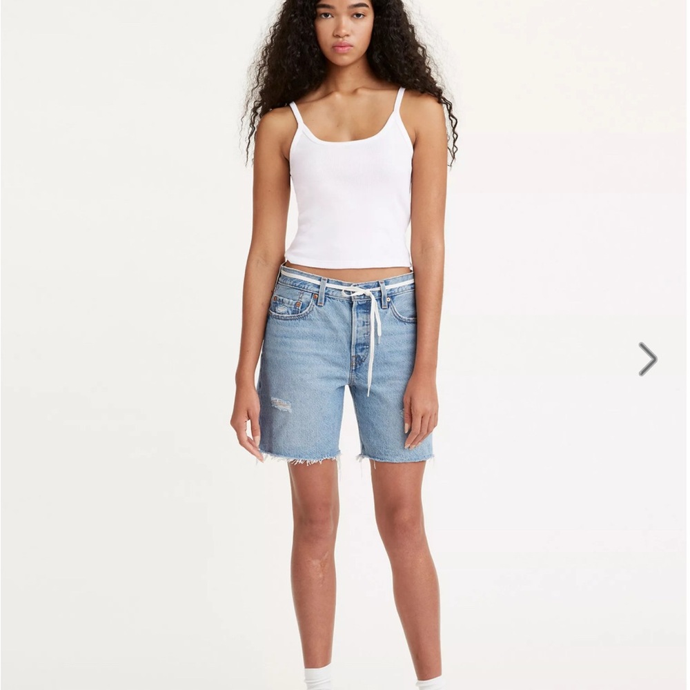 Signature by Levi Strauss Light Blue Jean Shorts
